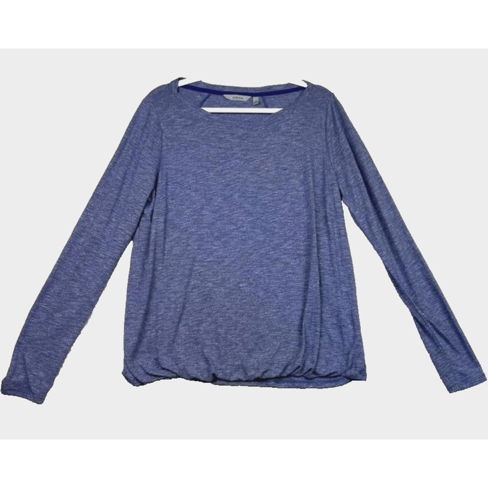 Athleta Pullover Womens Large Blue Long Sleeve Sonoma County Lightweight Top